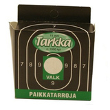 Tarkka paikkatarra, 16 mm valkoinen